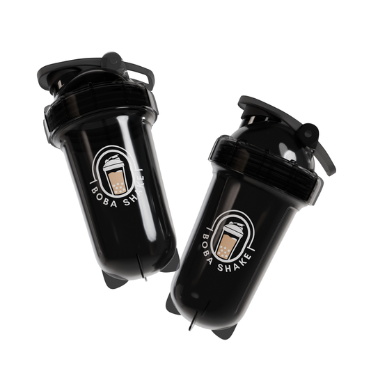 BOBA SHAKE SHAKER BOTTLE - ZWART