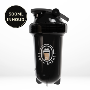 BOBA SHAKE SHAKER BOTTLE - ZWART